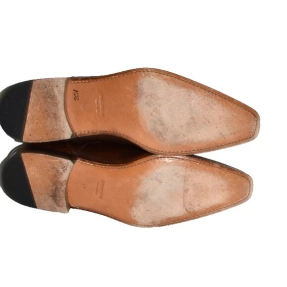 Magnanni Polanco Leather Oxford Shoes Brown Size 10 US 24316 DD486 main image 4